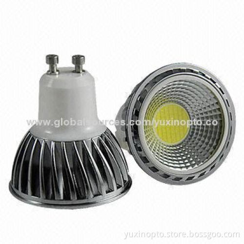 5W/COB GU10/LED spotlight, 3-year warranty
